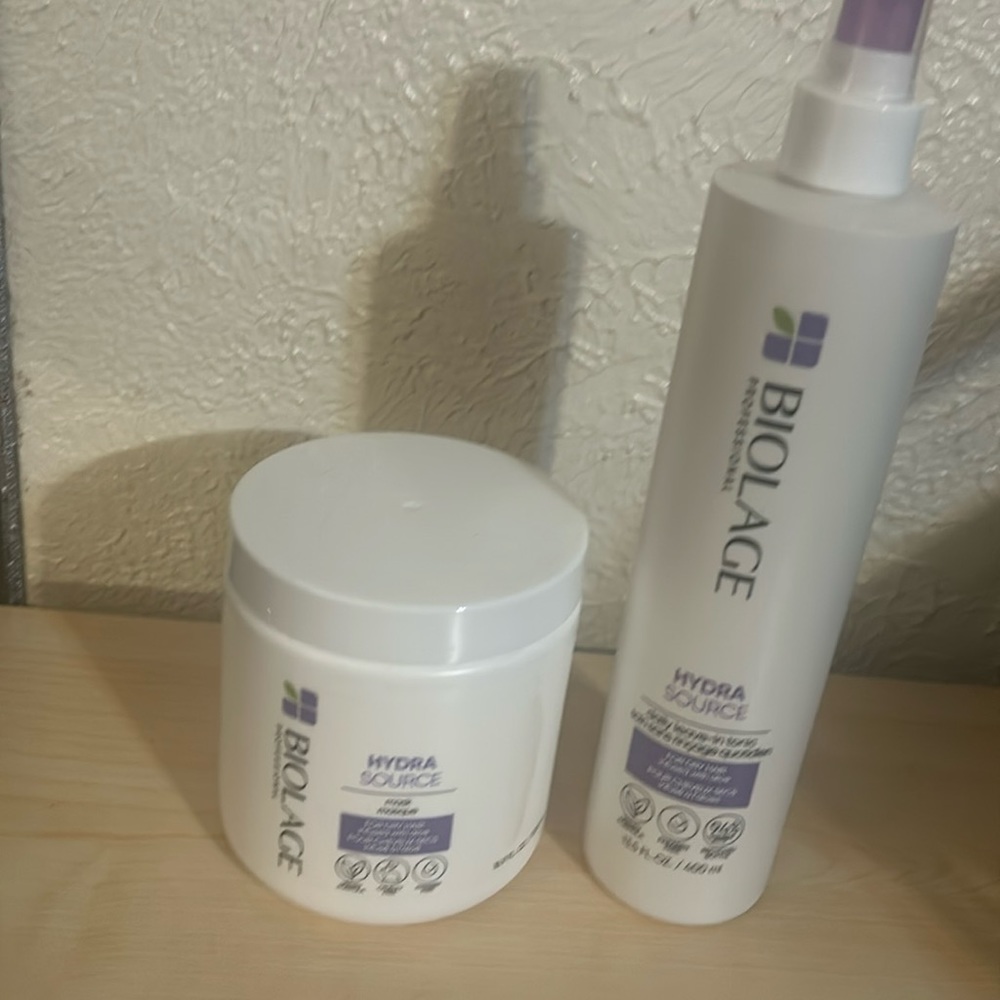 Biolage hydra source mask and daily leave in tonic